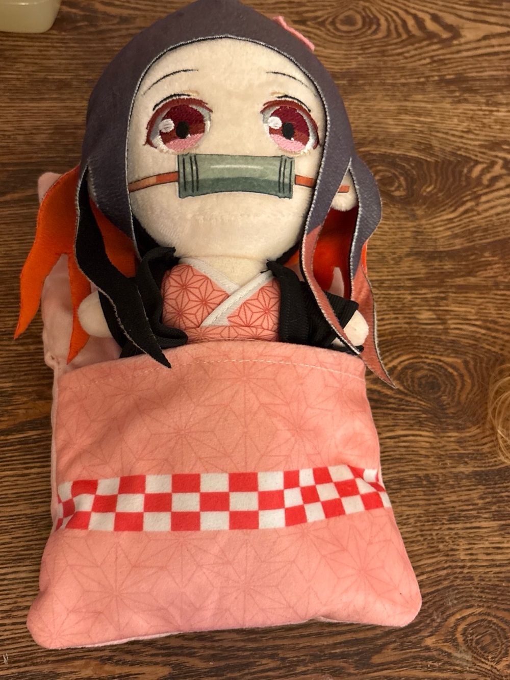 DEMON SLAYER Nezuko Plush Doll With Sleeping Bag 9”